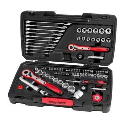 Teng TMX098 Piece 1/4", 3/8" & 1/2" Drive Socket, Bits & Spanner Set