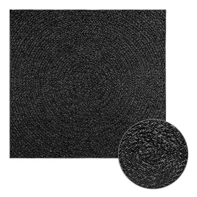 (anthracite, x cm/round design) vidaXL Rug Floor Carpet for Indoor and Outdoor Door Mat Kitchen 