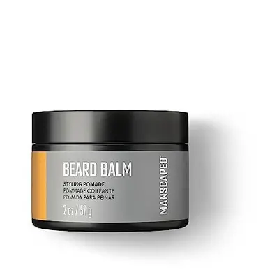 MANSCAPED Beard Balm, Styling Pomade with Shea Butter, Coconut Oil & Beeswax Moisturizes, Soften