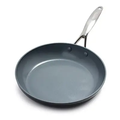 GreenPan Valencia Pro Non-Stick 26cm Frying Pan, PFAS Free, Grey