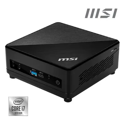 MSI Cubi 10M Intel i7-10510U Barebone, Mini-PC, SFF, Type-C, USB 3.2 Gen2, HDMI, DisplayPort, LA