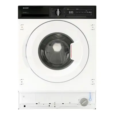 Sharp ES-NIH714BWA-EN 7Kg Washing Machine White RPM A Rated