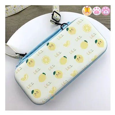 (Switch Lemon Baby) Blue Carry Case Accessories Storage Bag for Nintendos Switch Portable Travel