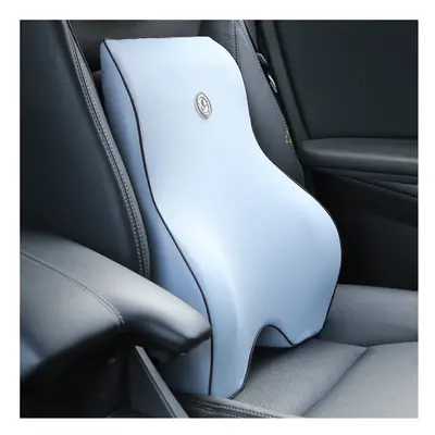 (grey back 1pc) Car Cushion Car Headrest Neck Pillow Lumbar pillow Seat Support Waist