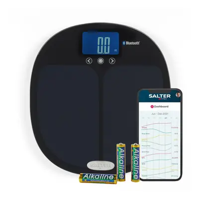 Salter BK3R Smart Analyser Bathroom Scale ? Electronic Weighing Scale, Digital Bath Scales, Body