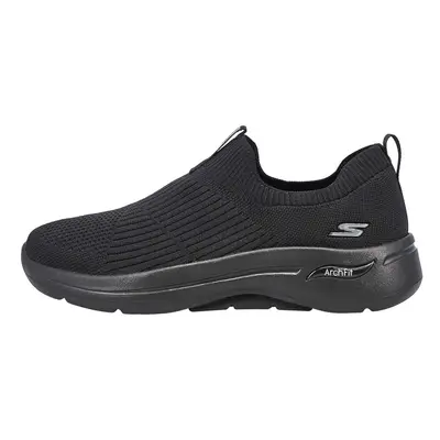 Skechers Women's Go Walk Arch Fit Iconic Sneaker Black/Black 7.5