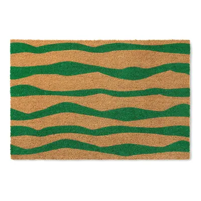 TOWN COUNTRY TERRA Ravine Abstract Mountain Door Mat Natural Coir Heavyweight NonSlip Entryway M