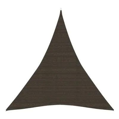 vidaXL Sunshade Sail g/mÂ² Brown 3x4x4 m HDPE Outdoor Sunscreen Canopy