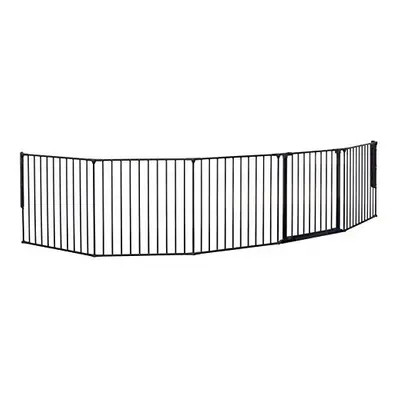 BabyDan Flex XXL. Width - 350cm Room Divider Hearth Gate Black - Made in Denmark