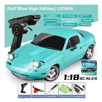 (Blue-high edition) New Ld1804 Mazda Mx5 Premium Version Rc Drift Car Rc Cars With A Gyroscope R