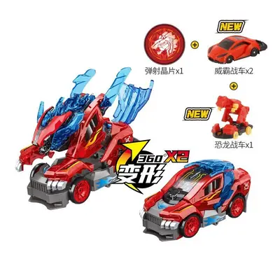 (With box, 61) Explosion Wild Speed Fly Deformation Car Screechers Beast Attack Action