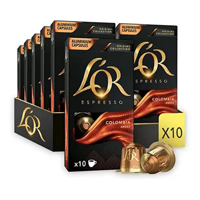 L'OR Origins Colombia Coffee Pods x10 (Pack of 10, Total Capsules)