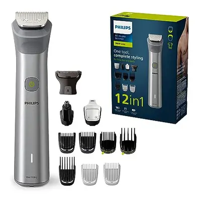 Series All-in-one Trimmer, 12-in-1 Multigroom for face, Head and Body, One Tool, Complete Stylin