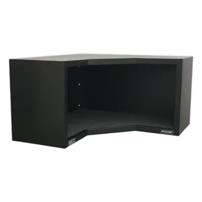 930mm Heavy Duty Modular Corner Wall Cabinet - Steel Construction - Fixings