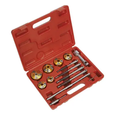 14 Piece Valve Seat Cutter Set - Tungsten Carbide Cutting Blades - Storage Case