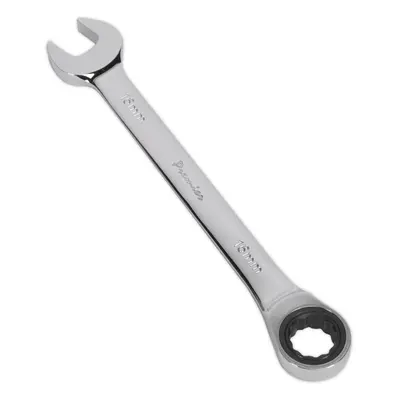 16mm Ratchet Combination Spanner - Chrome Vanadium Steel - Tooth Ratchet Ring