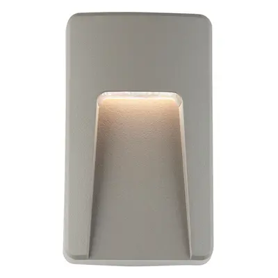 Vertical Outdoor Pathway Guide Light - Indirect CCT LED - Grey ABS