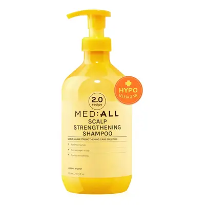 MEDIALL Scalp Strengthening Shampoo Herbal Woody 10.14 fl. oz.- Hair Thickening Shampoo for Men 