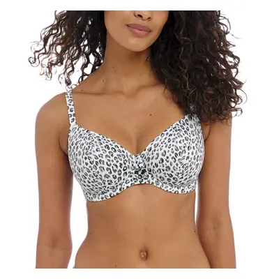 Freya Cala Selva Underwire Plunge Bikini Top 28F Leopard