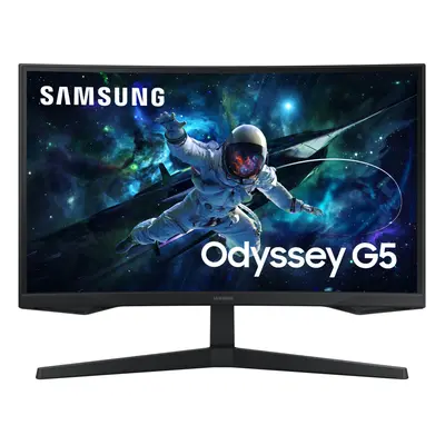 68,6cm/27" (2560x1440) Samsung Odyssey G5 S27CG552EU 16:9 QHD Curved 1ms 165Hz HDR10 HDMI DP Bla