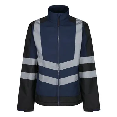 (S, Navy) Regatta Mens Ballistic Softshell High-Vis Jacket