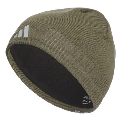 adidas Men's Creator Beanie Olive Strata Green/Grey/Silver Metallic