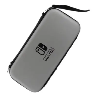 (Silver) For Nintendo Switch Storage Bag Luxury Waterproof Case for Nitendo Nintendo Switch NS C