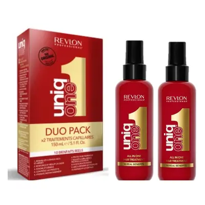 UniqOne Leave In Conditioner Classic Duo Pack, Gifts For Women/Men, Hair Treatment For Shine And