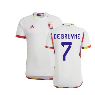 (XXL) Belgium Away Shirt (DE BRUYNE 7)