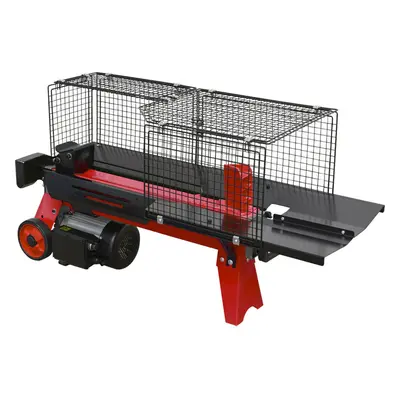 5 Tonne Log Splitter - 520mm Length Capacity - Mesh Cage - 2200W Motor