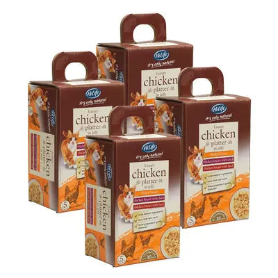 HiLife it's Only Natural Luxury Cat Food , Chicken Platter in Jelly, x 50g Pouches