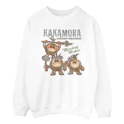 (3XL, White) Disney Mens Moana Kakamora Mischief Maker Sweatshirt