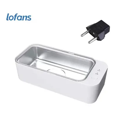 (white, EU Plug) Xiaomi Youpin Lofans Cs-602 Ultrasonic Cleaning Machine Box High Frequency Vibr