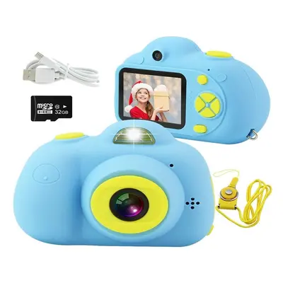 Kids Camera Mini Rechargeable 18Mp Hd Children Shockproof Camcorder Toys With 2'' Screen And Gb 