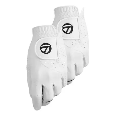 TaylorMade Stratus Tech Glove 2Pack White Right Hand Large WhiteLarge Worn on Right Hand