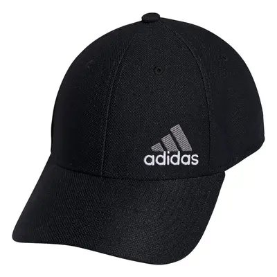 adidas Men's Release Structured Stretch Fit Cap Black/White/Grey