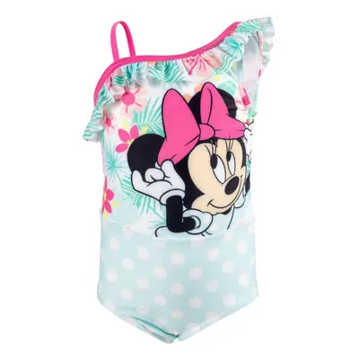 Disney Minnie Mouse Toddler Girls One Piece Bathing Suit Floral Polka