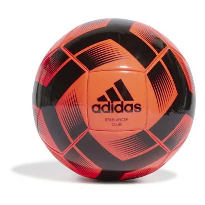 adidas Unisex Starlancer Club Soccer Ball Solar Orange/Black