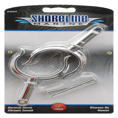 Shoreline Marine Oarlock Horns Chrome Zamak