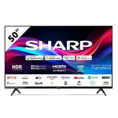 SHARP 4T-C50GJ4725K 50" Smart 4K Ultra HD HDR LED TV