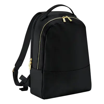 (One Size, Black) Bagbase Womens/Ladies Boutique Leather-Look PU Backpack