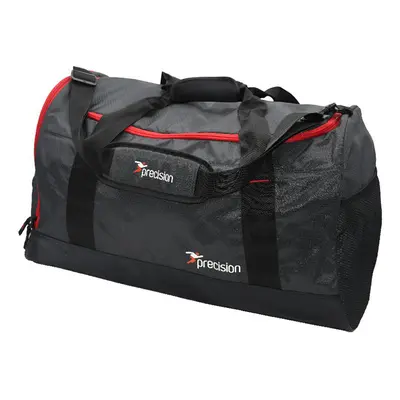 62x30x35cm Medium Holdall Bag - GREY/RED 65L Rip Stop Gym & Sports Traning Kit