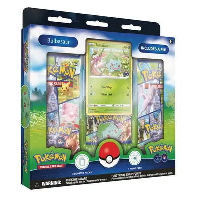 TCG: PokÃ©mon GO Pin Collection â Bulbasaur (1 Foil Promo Card, Collector's Pin & Booster Pack