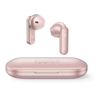 (Pink) Eppfun Cutemeet Metal Tws Earbuds Qualcomm QCC3040 Aptx Adaptive/AAC