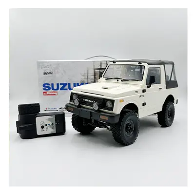 (C74-1White 4WD) wpl 1:10 Scale 4WD 2.4Ghz RC Climbing Car Jimny Warrior JA11 Off Road Remote Co