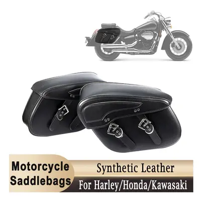 Motorcycle Saddlebags Large Capacity Rear Side Bag Luggage Storage Universal for Sportster XL883