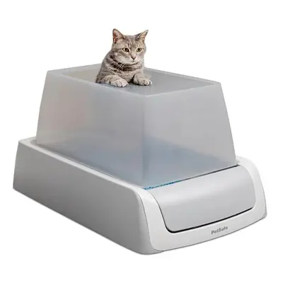 Pet Safe PAL00-16965 Scoop Free Crystal Pro Self-Cleaning Litter Box - Top Entry