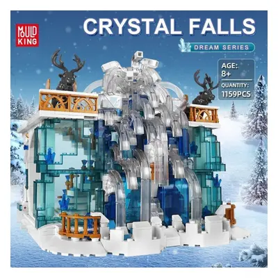 (as the picture) Mould King Building Blocks The Creative Moc Crystal Falls Model Sets Assembly B