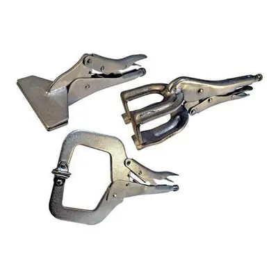 3 Piece Welding Clamp C Clamp Pliers / Sheet Metal Clamp / Quick Release