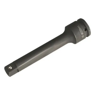 200mm Steel Impact Extension Bar - 3/4" Sq Drive - Spring-Ball Socket Retainer